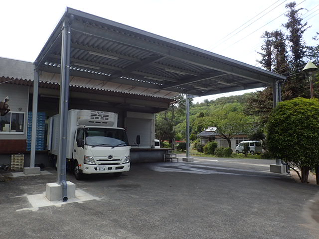 株式会社 早瀬食品 様　荷捌き場増築工事